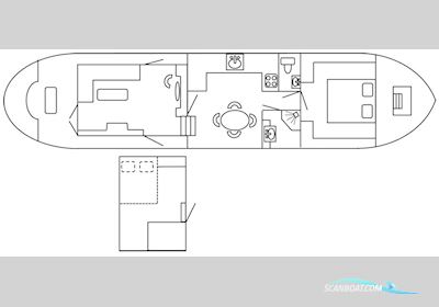 Luxe Motor 18.30 Hus- / Bobåd / Flodbåd 2002, med Daf<br />DF 615 motor, Holland