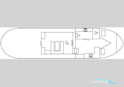 Salonboot 16.30 (Kraak) Hus- / Bobåd / Flodbåd 1881, med Mitsubishi<br />6D16-T motor, Holland