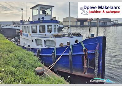 Sleep / Duwboot 17.58 Met Ubc Hus- / Bobåd / Flodbåd 1951, med Stork Ricardo<br />AR216 motor, Holland