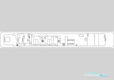 Spits B&B Varend Woonschip 39.09 met CvO Hus- / Bobåd / Flodbåd 1955, med Daimler Benz<br />OM423 motor, Holland
