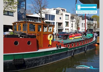 Woonboot 2025 Hus- / Bobåd / Flodbåd 1947, med Bedford 300 S Diesel motor, Belgien