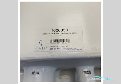 Centek Generator Exhaust Water Separator Muffler 3.5 x 3.5 x 2 Inch - 1020350 Hus- / Bobåt / Flodbåd 2025, Holland