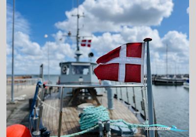 Former Danish Naval Vessel and mine sweeper Marianne-F Hus- / Bobåt / Flodbåd 1941, med Grenå - 4 takts 6 Cylinder motor, Danmark
