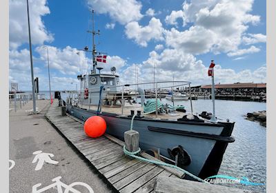 Former Danish Naval Vessel and mine sweeper Marianne-F Hus- / Bobåt / Flodbåd 1941, med Grenå - 4 takts 6 Cylinder motor, Danmark