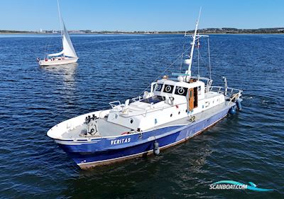 Husbåd / Sommerhus / Lystbåd Hus- / Bobåt / Flodbåd 1960, med Mercedes motor, Danmark