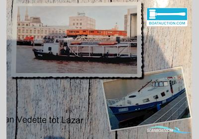 Motorboot 1500 Hus- / Bobåt / Flodbåd 1947, med Deutz motor, Belgien