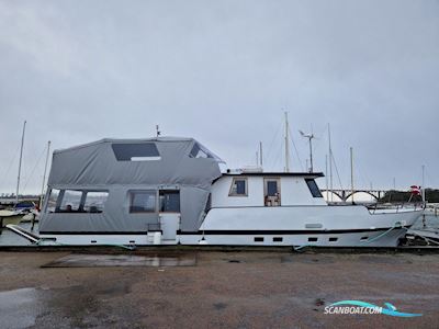 Nautica S - Totalrenoveret beboelsesbåd/ husbåd Hus- / Bobåt / Flodbåd 1980, med 2x Hanomag 6 Cylindere motor, Danmark