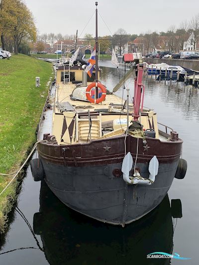 Platbodem Varend Woonschip 22 Mtr +Cvo Hus- / Bobåt / Flodbåd 1927, med Ford Lehman motor, Holland