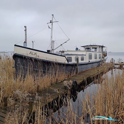 Prachtig gekeurd woonschip met rondom zicht! Hus- / Bobåt / Flodbåd 1926, med DAF motor, Holland