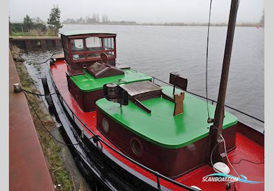 Sleepboot Amsterdammer 13.97 Hus- / Bobåt / Flodbåd 1932, med Industrie<br />2VD5 motor, Holland