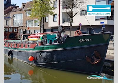 Woonboot 2025 Hus- / Bobåt / Flodbåd 1947, med Bedford 300 S Diesel motor, Belgien