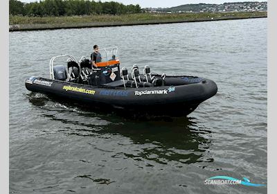 Capelli 7,5 Rib Med 200 hk Yamaha Inflatable / Rib 2006, with Yamaha engine, Denmark