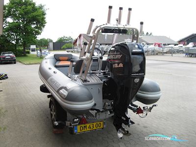 Highfield CL380DL m/Mercury F60 hk Efi 4-Takt og Brenderup Trailer - NU Nedsat KR. 15.000,- ! Inflatable / Rib 2025, with Mercury engine, Denmark