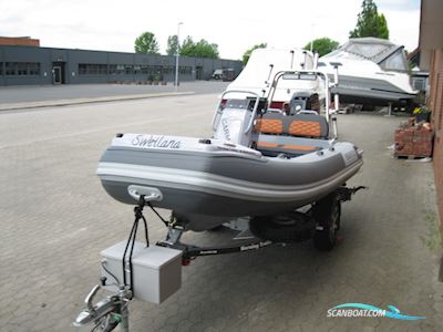 Highfield CL380DL m/Mercury F60 hk Efi 4-Takt og Brenderup Trailer - NU Nedsat KR. 15.000,- ! Inflatable / Rib 2025, with Mercury engine, Denmark