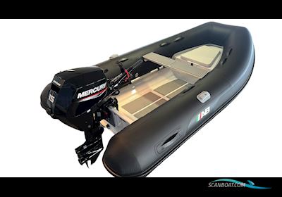 Lammina 9.5 AL - Black Carbon Hypalon 15 Hk Mercury Inflatable / Rib 2023, with Mercury engine, Denmark