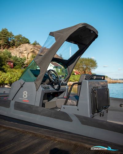 Nordkapp Airborne 8 Inflatable / Rib 2022, with Mercury V8-300 hk (-24) engine, Sweden