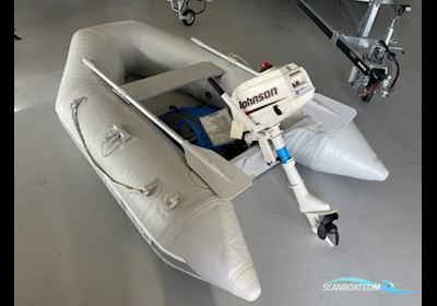 Quicksilver 230 Med 3,5 hk Johnson Inflatable / Rib 2000, with Johnson engine, Denmark