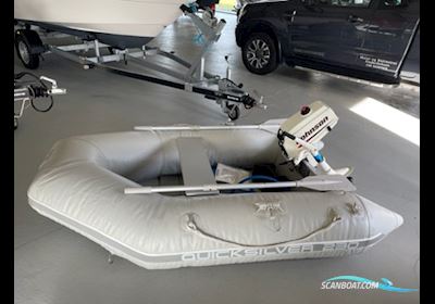 Quicksilver 230 Med 3,5 hk Johnson Inflatable / Rib 2000, with Johnson engine, Denmark