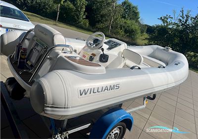 Williams 385 Turbojet Inflatable / Rib 2011, with Weber engine, Denmark