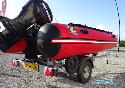 Zodiac Futura Mark-Iii Med Trailer Inflatable / Rib 2008, with Evinrude 40 hk E-Tec engine, Denmark