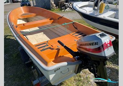 Askeladden jolle med Mariner 15 hk samt trailer Jolle 2025, Dänemark