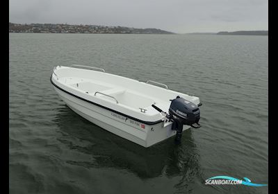 Fjordjollen 390 Fisk Med Trailer og Motor Jolle 2023, mit Yamaha motor, Dänemark