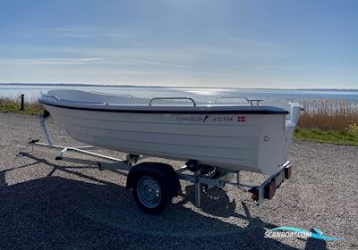 Fjordjollen 470 Fisk, Variant 750, Yamaha F6 Jolle 2025, med Yamaha F6 motor, Danmark