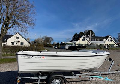 Fjordjollen 470 Fisk, Variant 750, Yamaha F6 Jolle 2024, med Yamaha F6 motor, Danmark