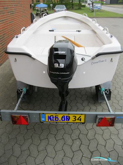 Joda 405 Bjørnø m/Mercury F9,9 hk 4-takt og Brenderup trailer - NU NEDSAT KR. 4.000,- ! Jolle 2024, Dänemark