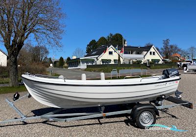 Komplet Bådsæt 430 Fisk, Variant 451, Yamaha F4 Jolle 2024, mit Yamaha F4 motor, Dänemark