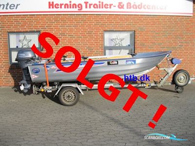 Linder 400 Sportsmann m/Yamaha F20 hk 4-takt og Brenderup trailer - SOLGT ! Jolle 2024, Dänemark