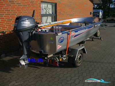 Linder 400 Sportsmann m/Yamaha F20 hk 4-takt og Brenderup trailer - SOLGT ! Jolle 2024, Dänemark