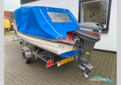 Odder Jolle Jolle 1979, med Mariner motor, Danmark