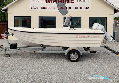 Sandström Classic 495 Styrepultbåd Jolle 2025, mit Mercury motor, Dänemark