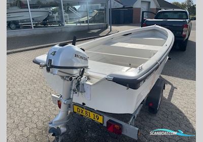 Sea Explore 405 med Honda 4 hk samt trailer Jolle 2025, Danmark
