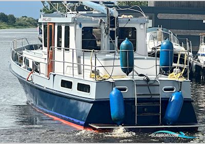 Akerboom Motorjacht 1400 Kommersiellt båt 1958, med Daf motor, Holland