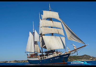 Schooner Three Mast Barquentine Kommersiellt båt 1906, med Doosan motor, Holland