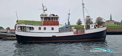 Lyngholmen - Norsk bygget træskib med mange muligheder Live a board / River boat 1955, with V12 370hk engine, Denmark