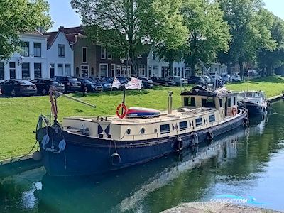 Platbodem Varend Woonschip 22 Mtr +Cvo Live a board / River boat 1927, with Ford Lehman engine, The Netherlands