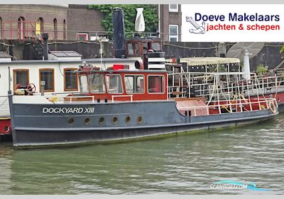 Dockyard 13, Motor tender Live a board / Riverboat 1928, with Kromhout<br />8TS engine, The Netherlands