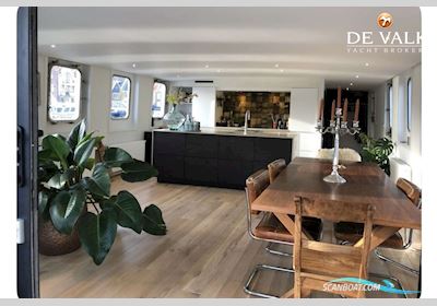 Houseboat Waterloft Luxemotor Live a board / Riverboat 1913, with Caterpilar engine, The Netherlands