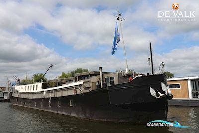 Houseboat Waterloft Luxemotor Live a board / Riverboat 1913, with Caterpilar engine, The Netherlands