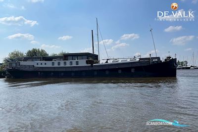 Houseboat Waterloft Luxemotor Live a board / Riverboat 1913, with Caterpilar engine, The Netherlands
