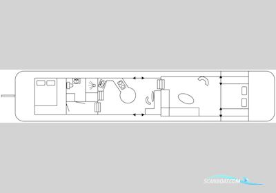 Motortjalk 18.60 Live a board / Riverboat 1916, with Daf<br />DU825 engine, The Netherlands