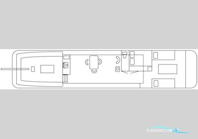 Skutsje 17.08 Live a board / Riverboat 1906, with Thornycroft engine, The Netherlands