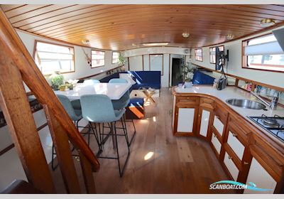 Tjalk Woonboot Praam Live a board / Riverboat 1899, The Netherlands