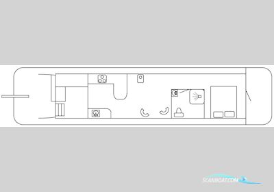 Varend Woonschip Skutsje 17.12 Live a board / Riverboat 1909, with Perkins<br />M65 engine, The Netherlands
