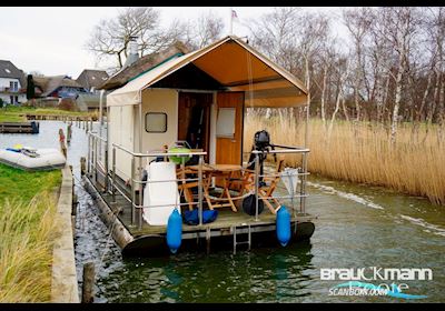 Werft Plaue Saunaponton Live a board / Riverboat 2015, with Yamaha Motor Company engine, Germany