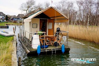Werft Plaue Saunaponton Live a board / Riverboat 2015, with Yamaha Motor Company engine, Germany