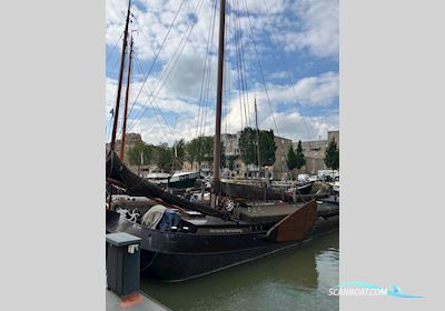Zeilend Woonschip Woonschip Met Vaste Ligplaats Live a board / Riverboat 1916, with Daf engine, The Netherlands